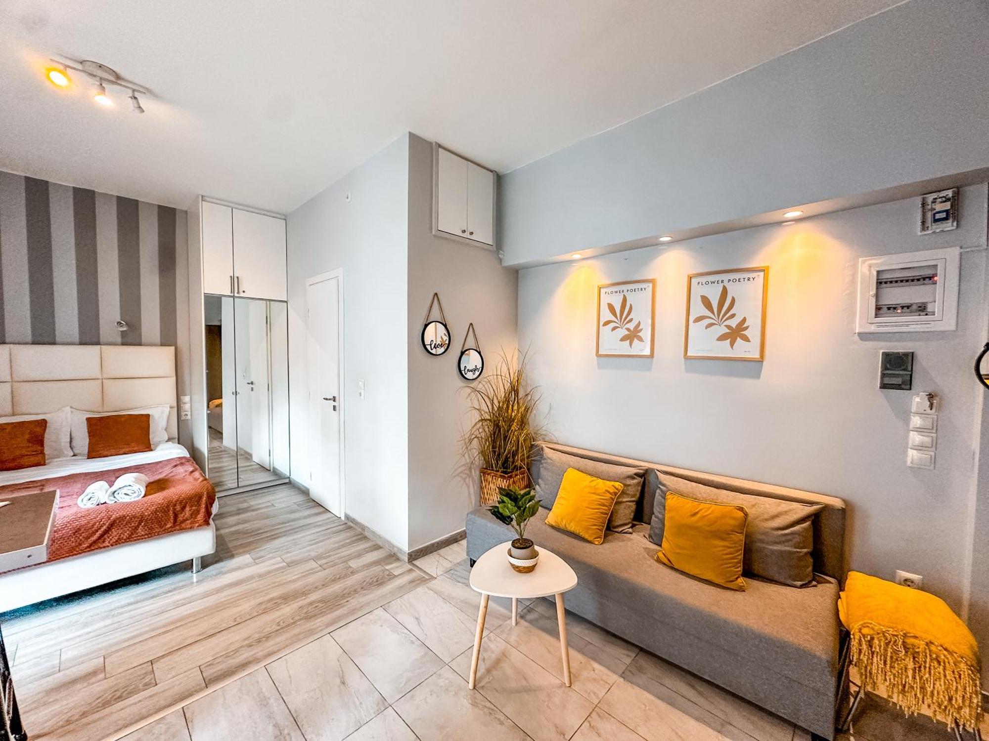 Walk To Markets From A Cozy Studio By Cielo Homes Athena Bagian luar foto